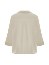 Aura Maxi Shirt - Oatmeal - Sumiye Co