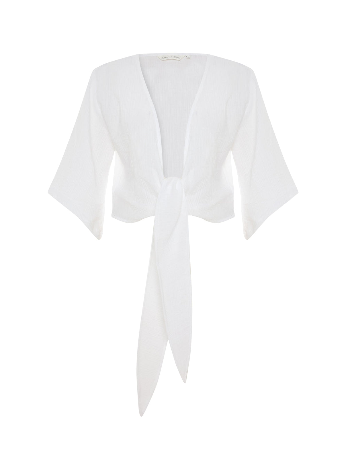 Aura Wrap Top - White - Sumiye Co