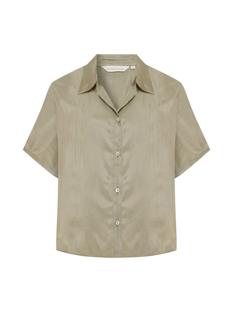 Lucid Flow Shirt - Khaki Green - Sumiye Co
