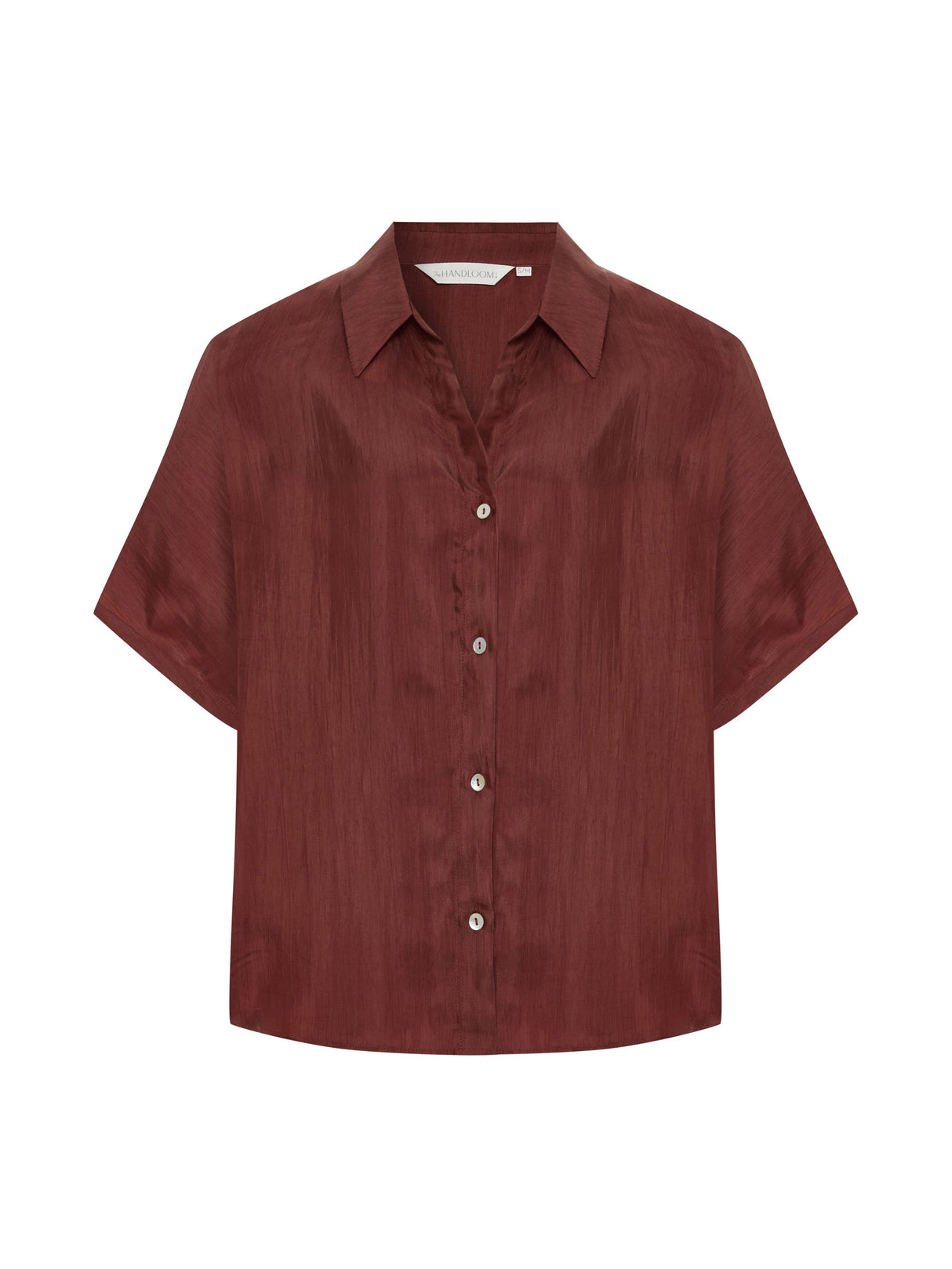 Lucid Flow Shirt - Burgundy - Sumiye Co