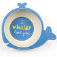 Wally Whale Shaped Dinner Set  | Eco-Chic Kids Dinnerware