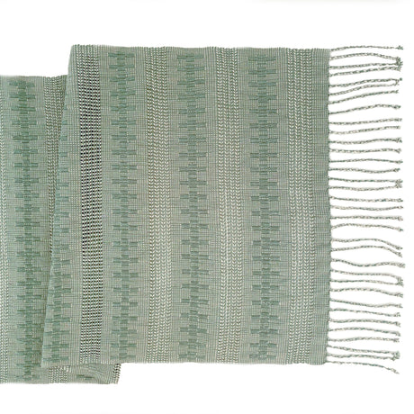 Calado Table Runner in Sage - Sumiye Co