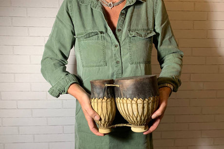 Moroccan Tam-Tam Double Drum - Sumiye Co