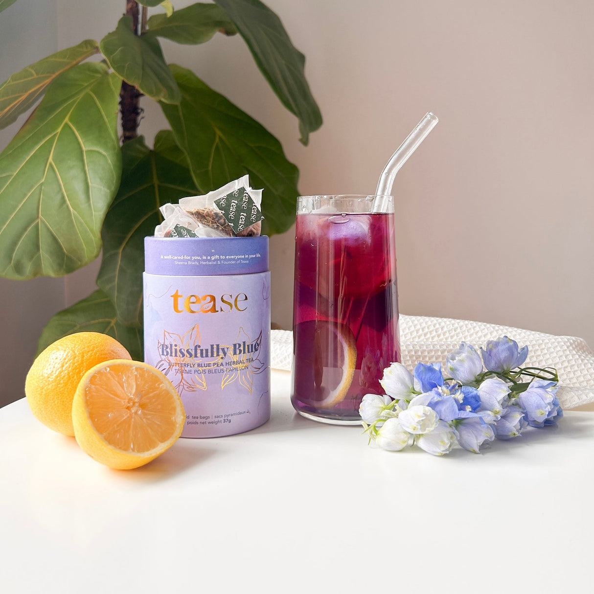 Blissfully Blue (Organic) | Mood-Boosting Tea Blend - Sumiye Co
