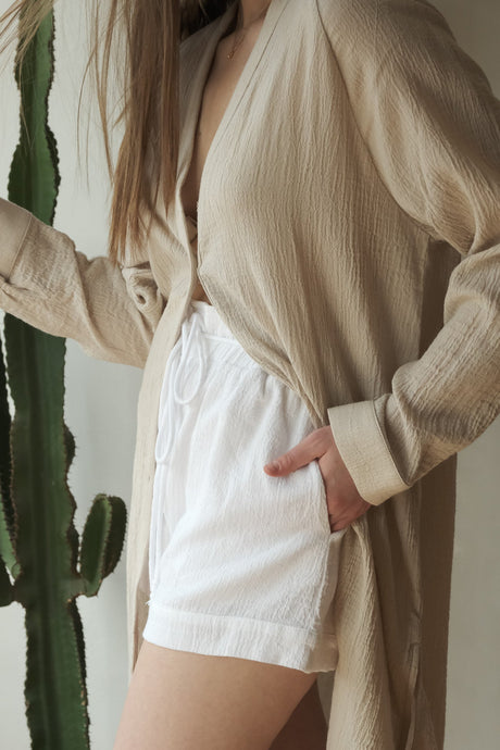 June Short - White - Sumiye Co