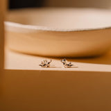 Tiny Cat Earrings, Minimalist Earrings, Gift for Daughter