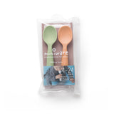 Silicone Training Spoon 2-pack - Pistachio + Toffee by Miniware - Sumiye Co