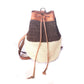 Transito Woven Mini Backpack | Brown-White by Made by Minga