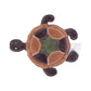 Vegan Leather Patchwork Turtle - Dog Chew Toy-2