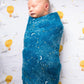 ORGANIC SWADDLE SET - FLY ME TO THE MOON (Starry Night + Hot Air Balloon)-1