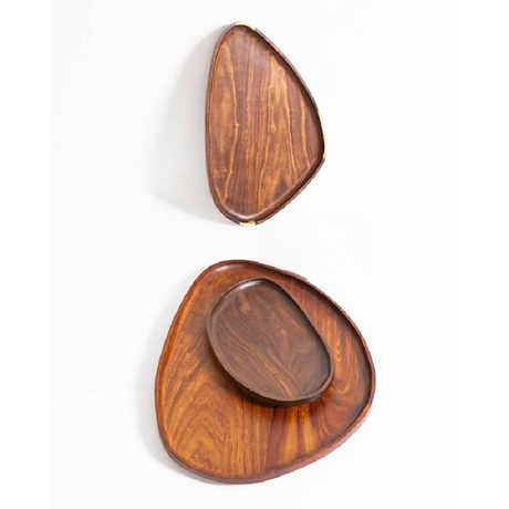 Wood Leaf Trays - Sumiye Co