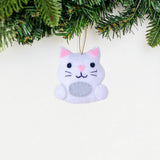 Mini Kitty Felt Ornament