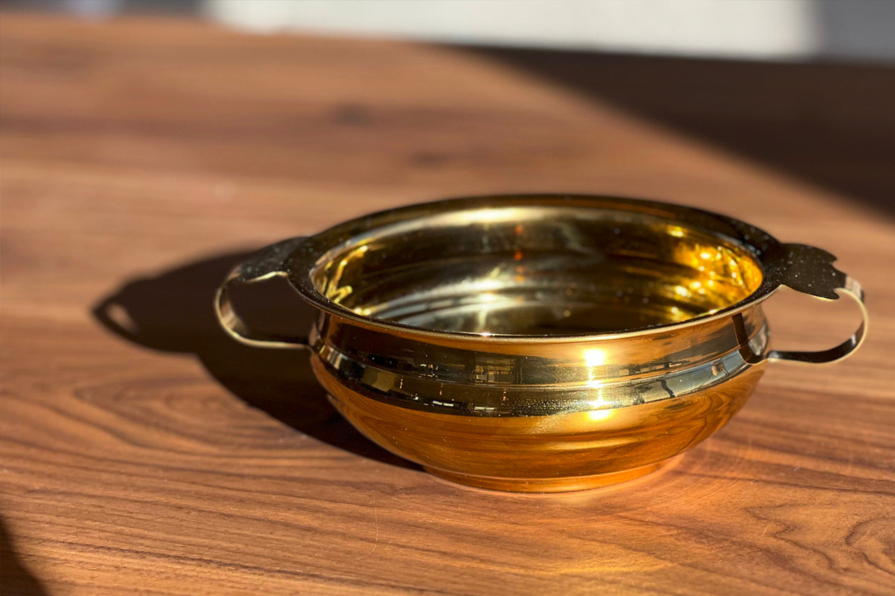 Serving Bowl - Brass Colored Stainless Steel