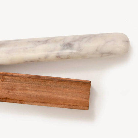 Marble Rolling Pin and Wood Base - Sumiye Co