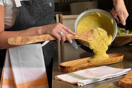 Italian Olivewood Polenta Spoon - Sumiye Co