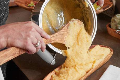 Italian Olivewood Polenta Spoon - Sumiye Co