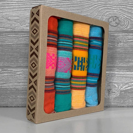 Servilletas - Set of 4 Mexican Cloth Napkins - Sumiye Co