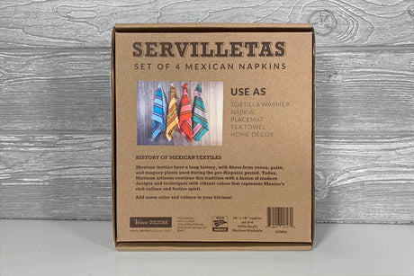 Servilletas - Set of 4 Mexican Cloth Napkins - Sumiye Co