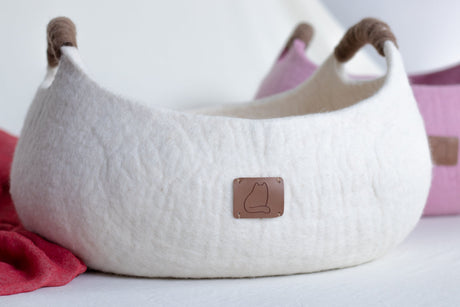 Felted Wool Basket - Sumiye Co