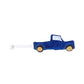 Vegan Leather Blue Pickup Truck Eco Friendly Dog Toy-2