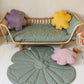 Flower Pillow Velvet "Violet" | Kids Room & Nursery Decor