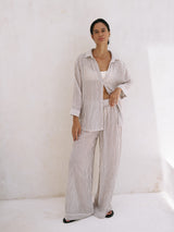 Voyage Set - Burgundy Stripes - Sumiye Co