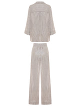 Voyage Set - Burgundy Stripes - Sumiye Co