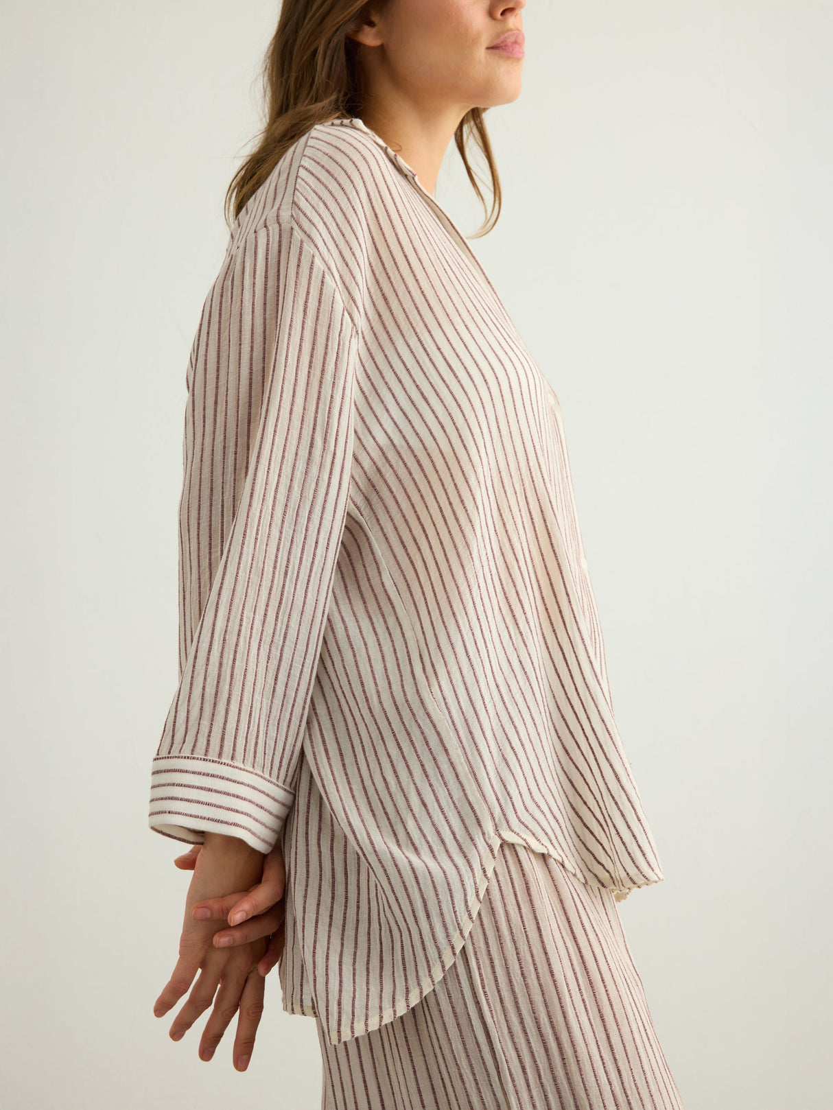 Voyage Set - Burgundy Stripes - Sumiye Co