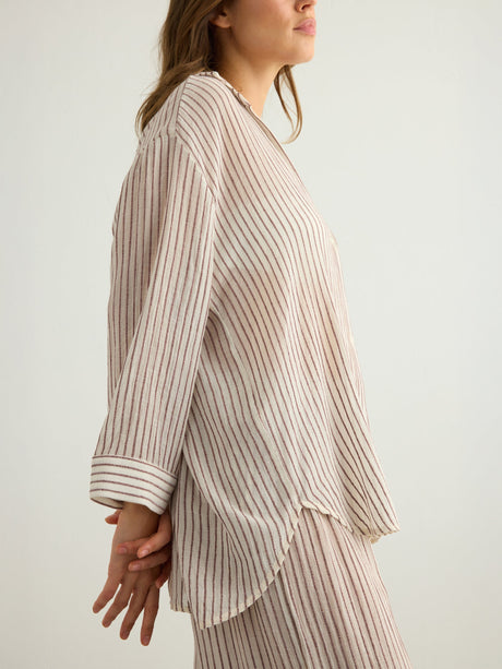 Voyage Set - Burgundy Stripes - Sumiye Co