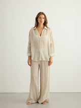 Voyage Set - Khaki Green Stripes - Sumiye Co