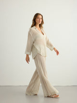 Voyage Set - Khaki Green Stripes - Sumiye Co