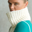 WAFFLE Crochet Scarf in Off White - Sumiye Co