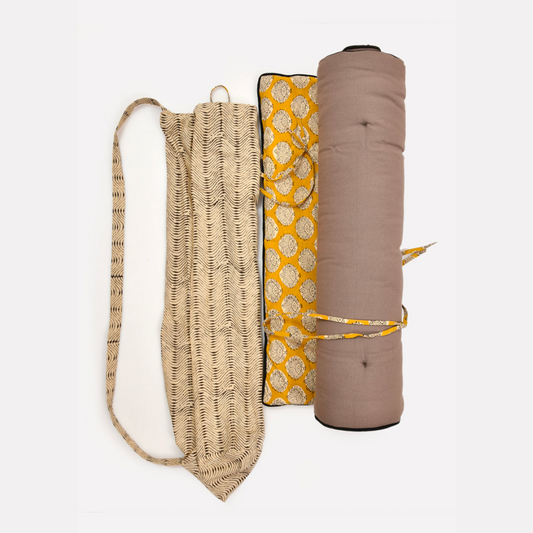 Restorative Yoga Mat with Towel & Carrying Case