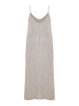 Yaz Dress - Burgundy Stripes - Sumiye Co