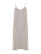 Yaz Dress - Burgundy Stripes - Sumiye Co