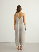 Yaz Dress - Black Stripes - Sumiye Co