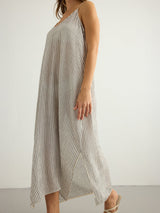 Yaz Dress - Black Stripes - Sumiye Co