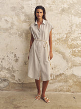 Zaya Shirt Dress - Baby Blue - Sumiye Co