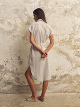 Zaya Shirt Dress - Baby Blue - Sumiye Co