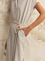 Zaya Shirt Dress - Baby Blue - Sumiye Co