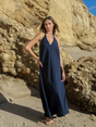 Zoe Maxi Dress - Navy - Sumiye Co