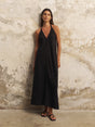 Zoe Maxi Dress - Black - Sumiye Co