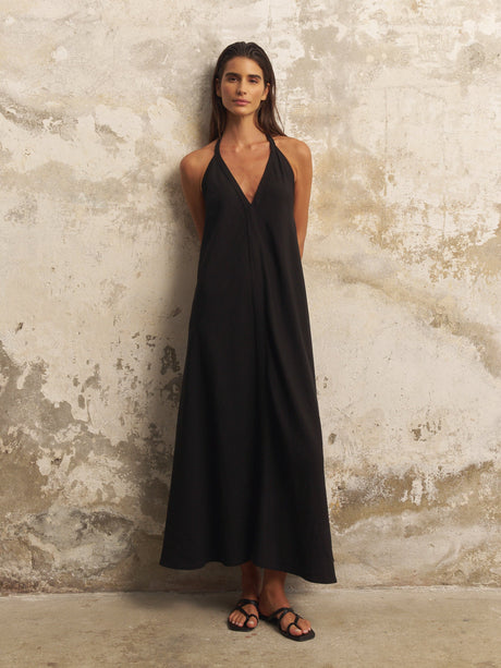 Zoe Maxi Dress - Black - Sumiye Co