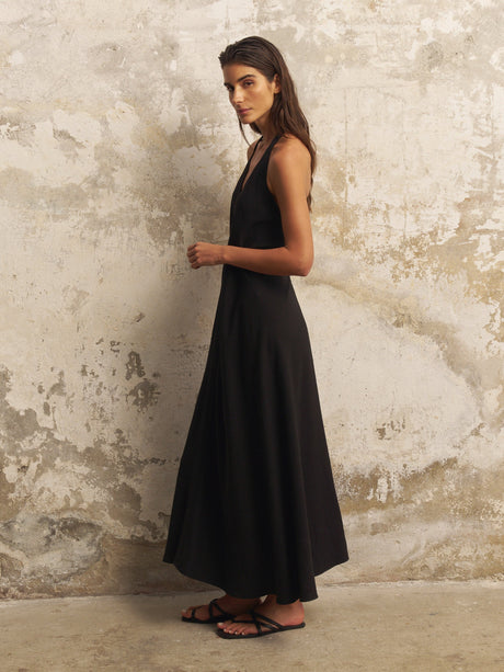 Zoe Maxi Dress - Black - Sumiye Co