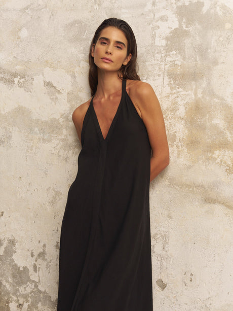 Zoe Maxi Dress - Black - Sumiye Co