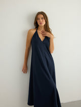 Zoe Maxi Dress - Navy - Sumiye Co