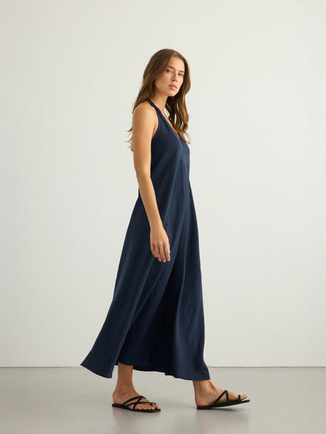Zoe Maxi Dress - Navy - Sumiye Co