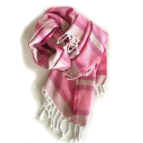 Samara Sustainable Turkish Towel Pink - Sumiye Co