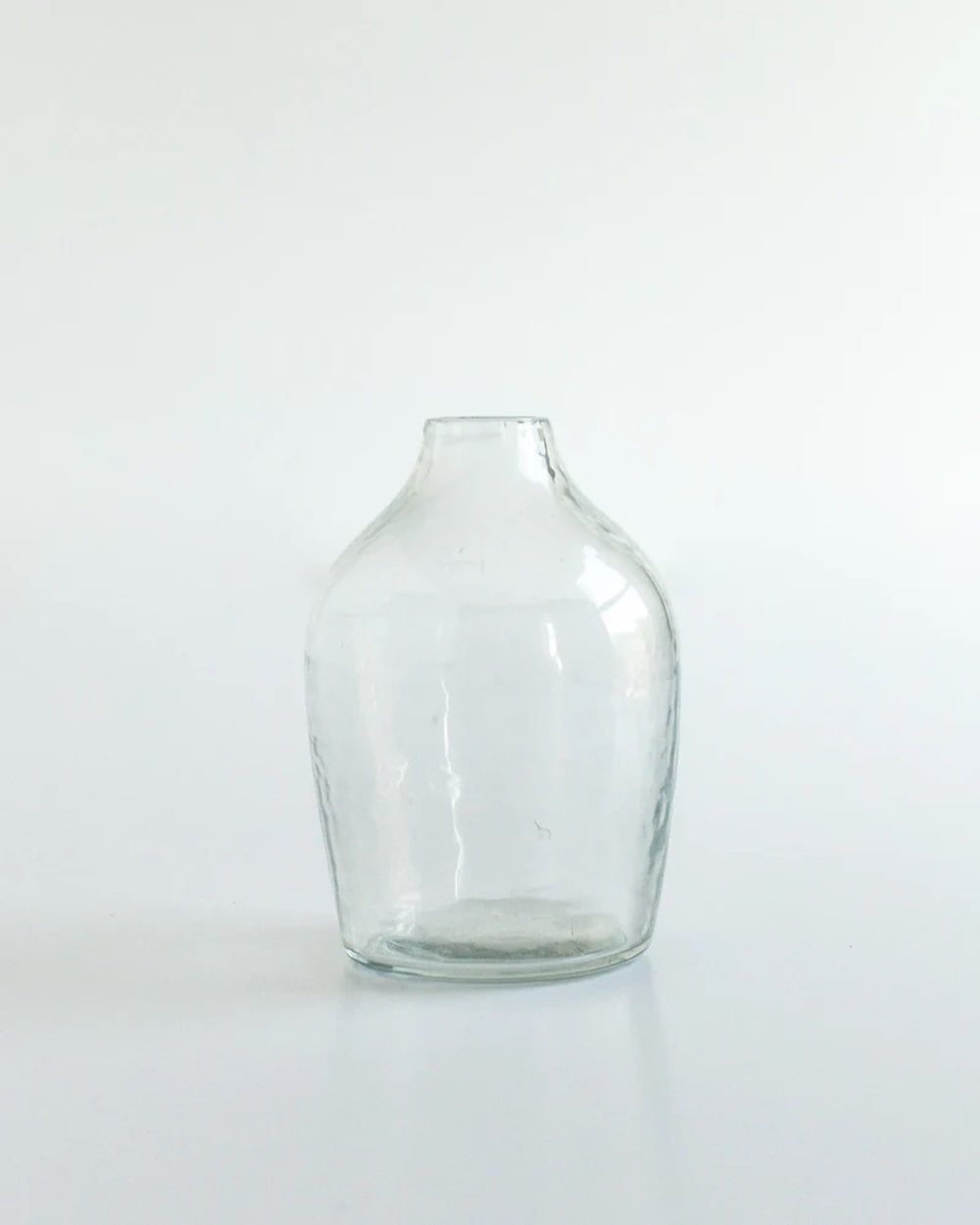 S/3 Hammered Glass Bud Vases - Clear - Sumiye Co