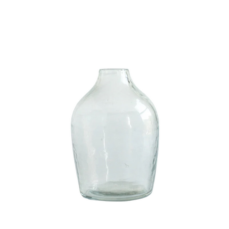 Hammered Glass Bud Vases - Set of 3 - Sumiye Co